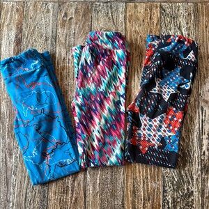 LuLaRoe Legging Bundle | Kids Size L/XL